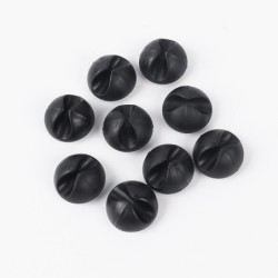 Cable clip winder - organizer - round desk clipCables