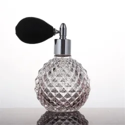 Glass perfume container - with pump atomiserPerfumes
