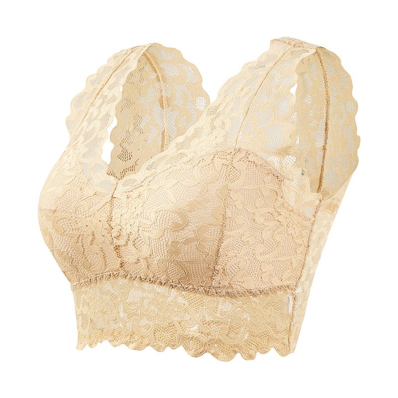 Sexy lace bra - short top - with push up - wire-freeLingerie