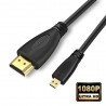 Micro HDMI til HDMI-kabel - V1.4 - 1080P - ultra HD