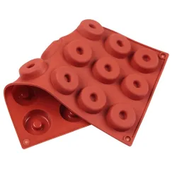Silikon smultringform - non-stick stekebrett - 18 hull