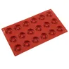 Silikon smultringform - non-stick stekebrett - 18 hull