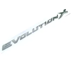Dekorativt bilemblem - plastklistremerke - Evolution X-bokstaver