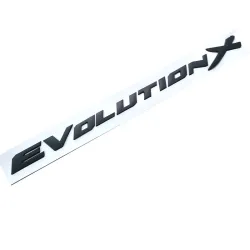 Dekorativt bilemblem - plastklistremerke - Evolution X-bokstaver