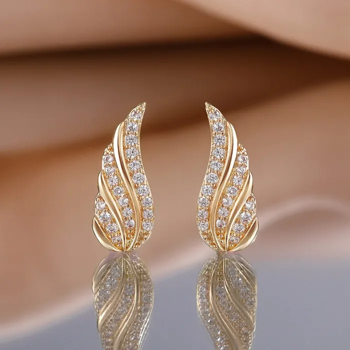 Crystal angel wings earringsEarrings