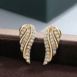 Crystal angel wings earringsEarrings