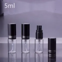 Perfume container - empty glass bottle - with atomizer - 5ml / 10 ml / 15 ml - 100 piecesPerfumes