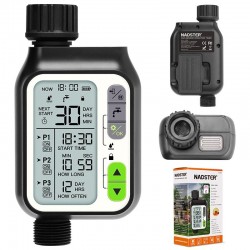 Regnsensor - vanning vanningstimer - elektronisk / automatisk hagesprinkler - LCD-skjerm