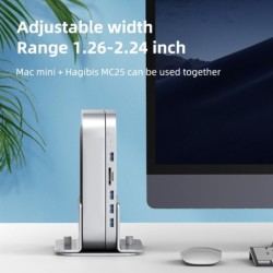 Vertical stand for Mac Mini - anti-slip - adjustableStands