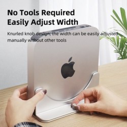 Vertical stand for Mac Mini - anti-slip - adjustableStands