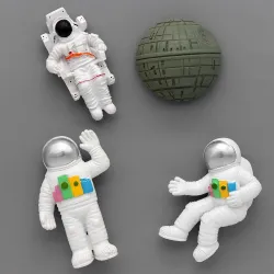 3D astronaut - kjøleskapsmagnet
