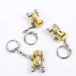 Keychain with fishing reelKeyrings