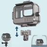 Aluminum case for GoPro 9 - 10 -11 - waterproof - underwater 40M - protectionProtection