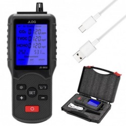 Karbondioksidtester / CO2-detektor / luftkvalitetsmonitor - temperatur / fuktighetsmåling - multifunksjonstester
