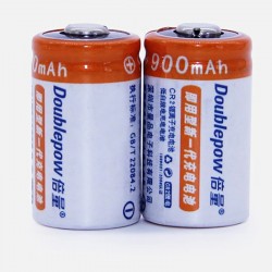 CR2 - 3V - 900mAh - LiFePO4 - battery - rechargeableBattery
