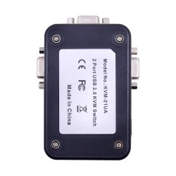KVM-svitsj - splitter - 2 porter - USB 2.0 - 1920*1440 VGA SVGA