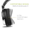 Profesjonelle DJ-studiohodetelefoner - kablet stereoheadset - med mikrofon
