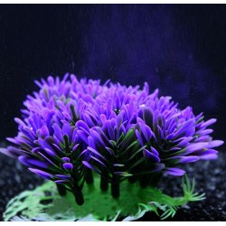 Artificial plastic plant - purple flower - aquarium decorationDecorations