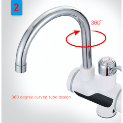 Faucet with electric instant hot water heaterKitchen faucets