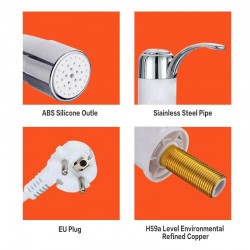 Faucet with electric instant hot water heaterKitchen faucets