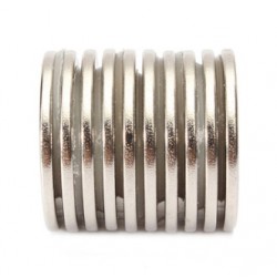 N35 - neodymmagnet - sterk rund skive - 25 * 2mm - 10 stykker