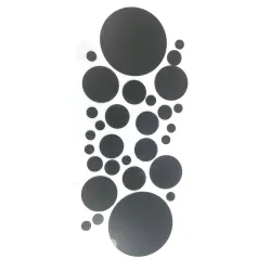 Round mirrors - wall sticker - self adhesive wallpaper - 30 piecesWall stickers
