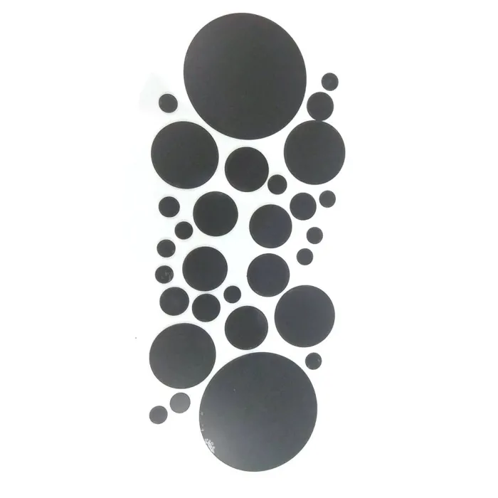Round mirrors - wall sticker - self adhesive wallpaper - 30 piecesWall stickers