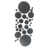 Round mirrors - wall sticker - self adhesive wallpaper - 30 piecesWall stickers