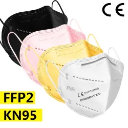 KN95 - FFP2 - ansikts-/munnmaske - 5-lags filter