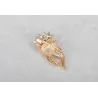 Tooth with a crystal crown - broochBrooches