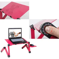 Multifunction tablet / laptop stand - table - with mouse pad - adjustable - foldableHolders