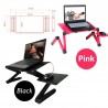Multifunction tablet / laptop stand - table - with mouse pad - adjustable - foldableHolders