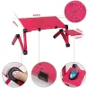 Multifunction tablet / laptop stand - table - with mouse pad - adjustable - foldableHolders