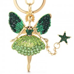 copy of Crystal angel with a star - keyring