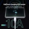 120W 10A - USB til Type C - superrask lading - datakabel - for Samsung Xiaomi Huawei