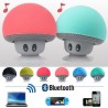 Mini Bluetooth høyttaler - trådløs - med sugekopp - soppform
