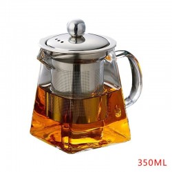 Heat resistant glass - teapot - stainless steelTea infusers