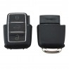 VW Jetta Beetle - 3 button - uncut blade - remote car key case - shellKeys