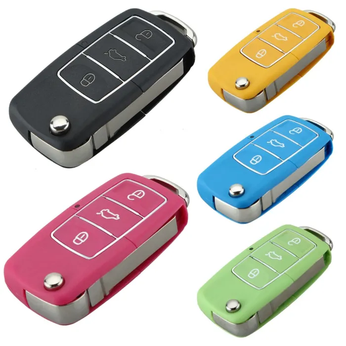 VW Jetta Beetle - 3 button - uncut blade - remote car key case - shell