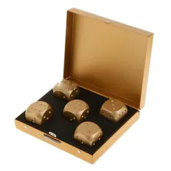 Aluminum Dice Shape Drink Coolers Ice Cubes Holder Rack