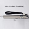 Round moon shape light - aluminium alloy - mini LED flashlight - torch