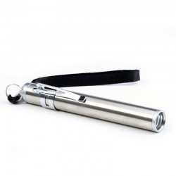 Round moon shape light - aluminium alloy - mini LED flashlight - torch
