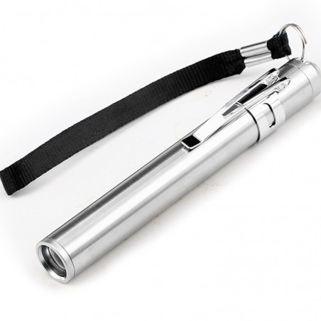 Round moon shape light - aluminium alloy - mini LED flashlight - torch
