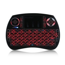 iPazzPort Wireless Mini Keyboard Touchpad With LED Backlight |Media player