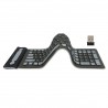 Flexible silicone - foldable - wireless - 107-keys keyboard - Russian - QwertyKeyboards