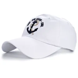 Baseball cap with anchor - cotton - adjustable - unisexHats & Caps