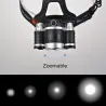Forehead headlight - zoom flashlight - torch - 3 XML-T6 LED lampSport & Outdoor
