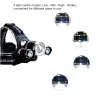 Forehead headlight - zoom flashlight - torch - 3 XML-T6 LED lampSport & Outdoor