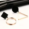 Asymmetrical geometric stud earringsEarrings