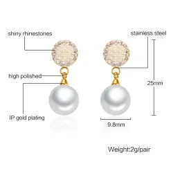Pearls & Crystals EarringsEarrings